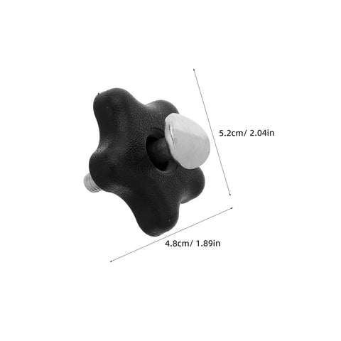 Super Cool DIYEAH 2 Pack Lawn Mower Handle Knob Screw Bolt Replacement Kit, black plastic and metal, 5.2cm x 4.8cm