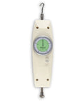 High Accuracy Analog Dynamometer Force Tester With Dual Display Handheld Design Thrust Push Pull Gauge NK Newton And Kilogram Units 20N Range Portable Dial Meter, cream plastic body