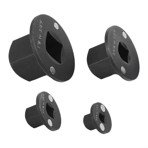 Hot Deal Low Profile Impact Socket Adapter Set 4 Piece Heavy Duty Stackable Steel Drive Reducer Kit Perfect For Tight Spots And Auto Repair Grind, four sizes