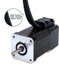 NEMA 17 closed loop stepper motor kit with flexible cable, ideal for CNC routers and 3D printers, featuring an 8 million bend lifespan
