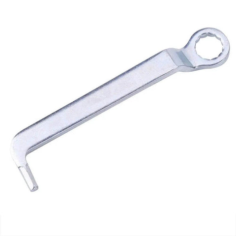 Wrench attachment for Beefy Two Head Metal Nibbler Cutter For Power Drill Attachment, tool for adjustable cutting on metal sheets.