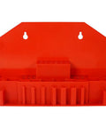 Heavy Duty 58-Piece T Slot Clamping Kit For Milling Machines wall rack organizer in red with slots for tools and accessories