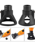 Pro Rotary Drill Locator Positioner For Electric Grinder And Multi Tool Cutting Kit With Accurate Punching Retainer Guide detailed view of adjustable guide.