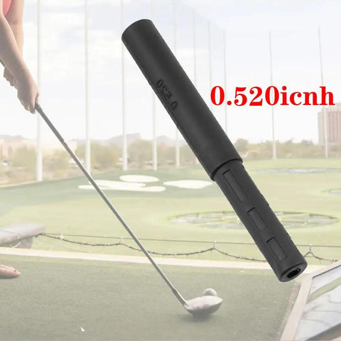 2 Pack 0.52 Inch Golf Club Extender Graphite Shaft Extension For Putter And Iron Golf Club Bodies Carbon Fiber Construction