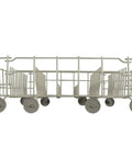 Lower Dishrack Assembly 808602302 For Dishwashers Gray Replacement Part Genuine OEM Style Durable Easy Install Rack