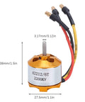 All-In-One RC Plane Motor Kit With 6035 Prop, 40A XT60T ESC, Complete Motors, SG90 Servo, And 2212 KV2200 Brushless Motor For RC Planes And Helicopters