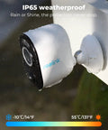 Argus 3 Pro Wireless Security Camera Outdoor 5MP 2K Plus Spotlight, IP65 weatherproof in rain