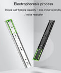 20-Pair Soft Close Side Mount Drawer Slides Full Extension Telescopic Cabinet Rails with strong load-bearing capacity.