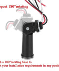 Outdoor Photoelectric Sensor 120V AC Photocell Light Switch Dusk To Dawn Swivel with 180° rotating base