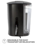 Side view of Office Ready Single Serve Coffee Maker For Small Teams With 96 Oz Water Reservoir Brews Hot Or Over Ice In Under A Minute 225 Plus K Cup Varieties From 35 Brands