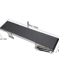 Electric Desktop Conveyor Belt Tabletop Workhorse With Adjustable Speed Controller, 50cm PVC belt and compact design.