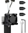 Hotend Kit With Fan For P1P And P1S 3D Printer Series, Hardened Steel Nozzles 0.2mm 0.4mm 0.6mm, Integrated Nozzle Design