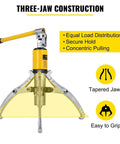 Beefy Hydraulic Wheel Bearing Puller Separator Kit Delivering Five To Twenty Ton Torque Three-jaw hub extractor for secure hold.