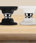 Must Have RV Door Stopper Silicone Catch Holder For Outdoor Motor Home Use Weatherproof Gear, Black and White, 5cm x 4.8cm.