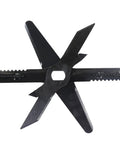 Replacement Blade Set For Wood Chipper Mulcher Leaf Shredder 3 Piece High Performance Durable Blades for Landworks GUO049