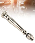 Needle Nose Hand Drill Kit With PCB Mini Drill Bits, Aluminum Alloy Hand Drill Set for craft projects and electronics