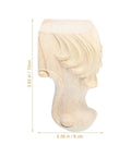 Solid Wood Carved Rose Furniture Legs Set For Sofa Table Bed Dresser Cabinets And Benches Easy Install Replacement Feet