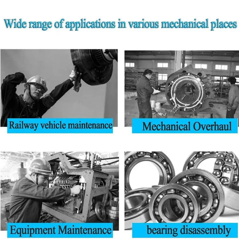 Awesome 15 Ton Hydraulic Gear Puller Kit Includes Pump Oil Tube Drawing Machine With 2 And 3 Jaw Settings Separating Wheel Bearings Hubs And Flanges Quickly For Garage Pros And Diy Guys Removing Stubborn Parts Like A Boss Effortlessly Safe Mechanics, steel housing