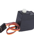 Upgrade Your Ride With This Killer 17 Gram Digital RC Gear Servo Delivering Dead Nuts Steering Precision And Slick Handling For Scy 16102Pro Remote Control Vehicles That Roll Smooth, showing a compact black motor with wires.