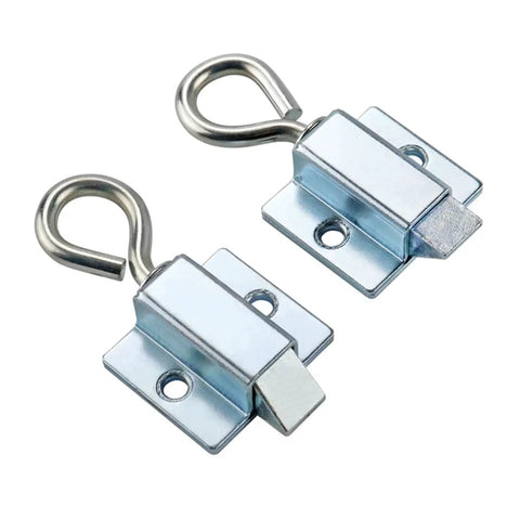 Retractable Buckle With Pull Ring Latch For Cabinets And Doors Heavy Duty Push Pull Box Lock Slick Door Latch Buckle Durable Hardware