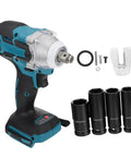 Top Shelf Cordless Impact Wrench With Brushless Motor For Serious Jobs, compact design with included sockets and accessories.