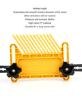Two Pack Stackable Featherboard Clamps For Table Saw And Band Saw showing inclined angle design with PP material for secure wood feeding.