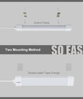 Under Cabinet Lights With Plug That Dim From 3000K To 6500K, 1500 Lumens, 15W, Two Mounting Methods, Wireless Control, Remote