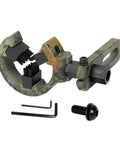 Whisker Biscuit Arrow Rest For Compound And Recurve Bows, Capture Brush Design, Silent Quick Load, Camouflage Finish, Small Size