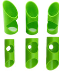Insulation Cutting Fixture Set For Foam Pipe With Three Tube Design, sturdy polycarbonate build, large and small pieces visible