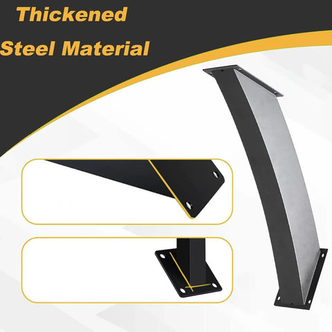 Built Tough Forty Five Degree Angle Brackets Six Pack Corner Supports For Wood Post And Beam Diy Frameworks Heavy Duty Steel Connectors Rock Solid Home Upgrade Kit Furniture Assembly Quick Install, thickened steel material angle bracket.