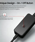 DJI Power SDC to XT60 Cable for 12V DC Output with unique on/off button for easy power disconnection