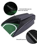 Automatic Golf Putting Cup With Ball Return For Seamless Practice Portable Indoor Outdoor Training Aid shown close up