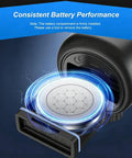 Battery compartment of Electric Scooter Horn For E325 2008 To 2026 Portable Handlebar Bell with glowing effect