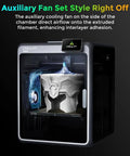 Dope Multicolor 3D Printer With CFS And AI Camera displaying printed mask inside chamber
