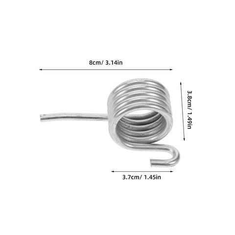 Heavy Duty Mop Bucket Spring Replacement Set Includes 6 Pieces Precision Stainless Steel Compression Springs For Side Press System, 8cm long spring.