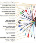 Wiring diagram for Beefy High Power Ebike Brushless Controller with Thick Aluminum Shell for 48V 64V 72V 1000W 1500W Universal BLDC Motor