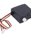 High Octane Digital RC Servo Motor With Heavy Duty Metal Gears And Kickass Precision Machined Design For Rock Solid Steering and Snappy Response In DIY RC Car Upgrades, compact size with wiring.