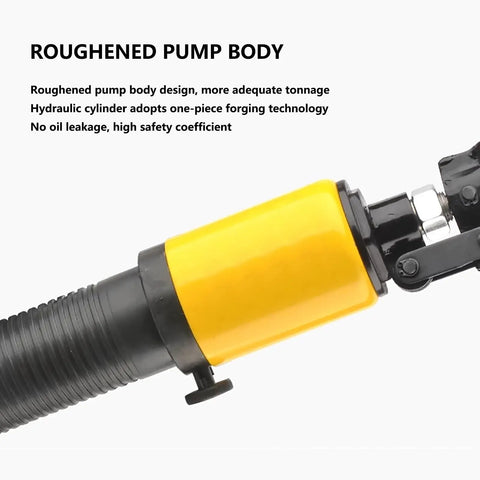 Go-To Hydraulic Gear Puller Kit With Quick-Lock Two Or Three Jaws for fast takes on wheel bearings showing roughened pump body design.