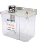 Built Tough 3 Liter Coolant Sprayer With Flexible Shaft Solenoid Valve Magnetic Mount, clear 3L tank for CNC coolant delivery.
