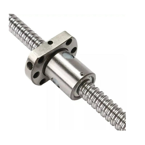 Cold Rolled Ball Screw With Single Ball Nut SFU1204 For CNC Linear Motion Non End Machined 24mm Nut Diameter shown in detail