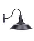 Black Gooseneck Wall Sconce Lighting Industrial Barn Style Vintage Farmhouse Wall Lamp With Metal Back Plate 110 To 240V