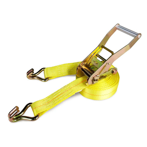 Heavy Duty Ratchet Straps 2 Inch By 27 Foot Cargo Straps With Hooks 10000 Lbs Working Load Limit 8 Pack Durable Polyester Tie Downs