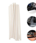 Get A 40pc Kit Of High Grade White Pp Plastic Welding Rods Stricks For Quick Car Bumper Repair And Auto Body Fixes To Fix Rips And Cracks Like A Boss - 40 white plastic welding rods in a bundle.