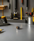 Heavy Duty Black Plastic Plasma Cutter Shield Cup For Torch Accessory Universal Fit Retaining Cover on a workshop table.
