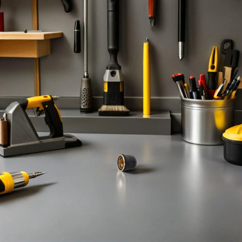 Kickstart Your Rig With A Compact Plasma Cutting Torch Protective Cover That Stops Hot Spatter Dead In Its Tracks, Keeps Your Tig Welding Setup Running Smoothly, And Lets You Swap Parts Fast So You Can Hit The Floor Without Missing A Beat In Your Home. Black plasma cutting torch cover on a workbench amidst tools.