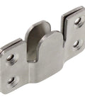 Smooth Install Heavy Duty Stainless Steel Flush Mount Brackets. Close-up of durable bracket for hanging frames securely.