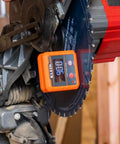 Angle Finder Digital Gauge With Strong Magnetic Base For Quick Conversions Between Degrees, Percent Grade, Inches Per Foot, on saw blade