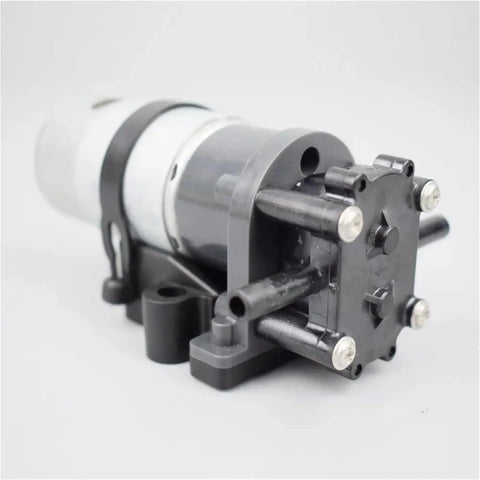Heavy Duty Titanium Alloy Gear Pump For Sewage And Oil Transfer 1.2-2.5Lpm Flow Rate compact electric unit with titanium body.