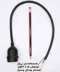 Heavy Duty Weatherproof 5ft Pendant Light String Kit With One Socket And Thick Copper Wire E26 E27 Hanging Ceiling Lamp