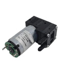 Oil-free Diaphragm Vacuum Pump 24Vdc Mini Air Compressor for Ink And Water Systems, compact design with motor and connections.